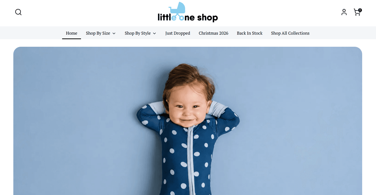 LITTLE ONE SHOP website preview